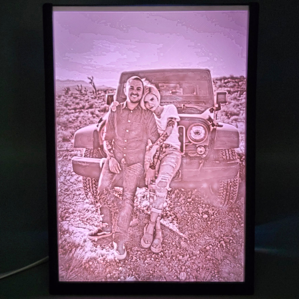 5x7 Vertical Lithophane (No Frame)