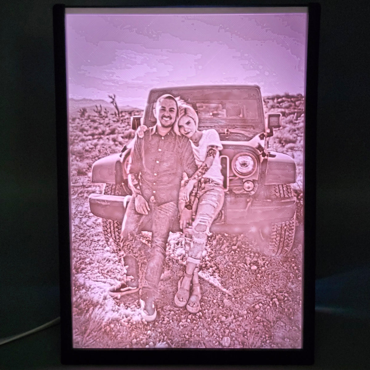 5x7 Vertical Lithophane (No Frame)